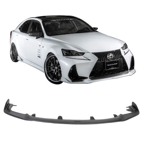 2017 2020 Lexus Is250 Is300 Is350 F Sport Ar Style Front Bumper Lip Matte Black Polypropylene