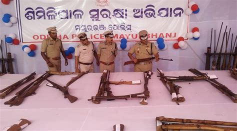 In Special Op Odisha Police Arrest 21 Seize 165 Illegal Arms From