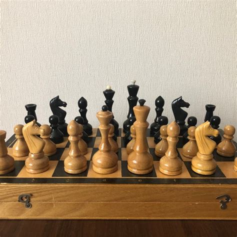 Old Russian Chess Set Etsy