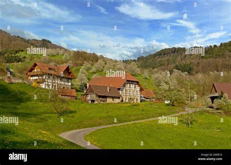 village  black forest germany high resolution stock photography