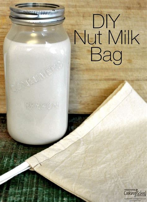 How To Make Your Own Nut Milk Bag Nut Milk Bag Diy Nut Milk Bag Diy