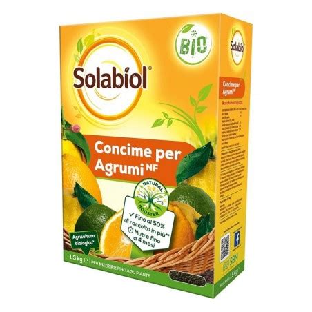 Solabiol Concime Granulare Agrumi Sbm Biologico Kg