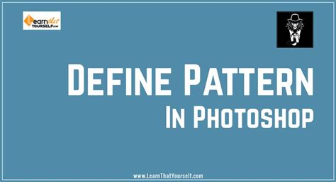define pattern  photoshop blog cover image learn