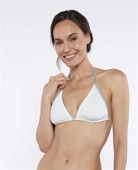 Bikini Red Point Sujetador Reversible Tri Ngulo Deslizable Tienda Azulik