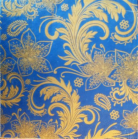 Обои синие с золотом - 62 фото