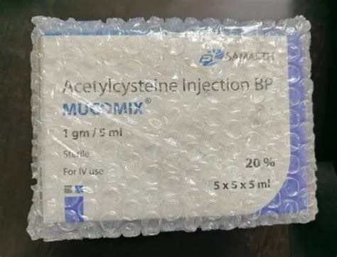 Mucomix Acetylcysteine Injection BP At Rs 65 Vial In New Delhi ID