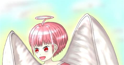 オリキャラ ピンクの天使 「「y」」カギカッコわいのイラスト Pixiv