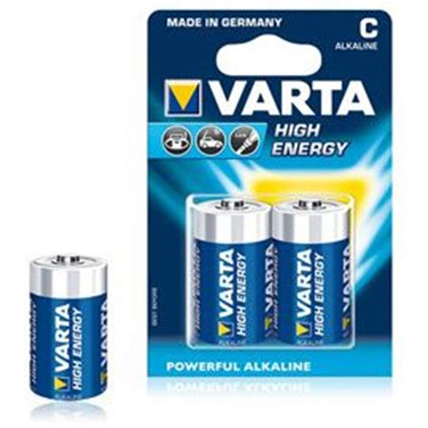 Piles Alcalines Varta Long Life Power C LR14 Le Blister De 2