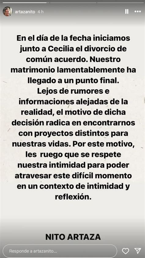 La Reacción De Cecilia Milone Después Del Comunicado En El Que Nito