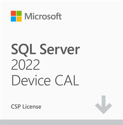 Microsoft Sql Server 2022 Device Cal Csp Enespa Software Shop