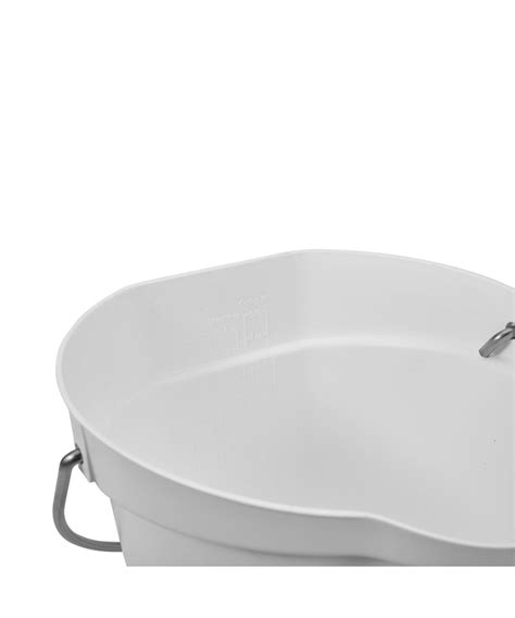 Vikan L Polypropylene Bucket With A Stainless Steel Handle Wamma