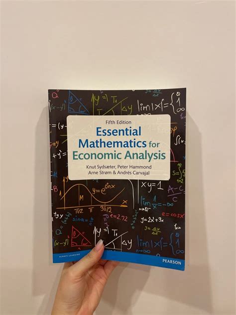 Essential Mathematics For Economic Analysis Hobbies Toys Books