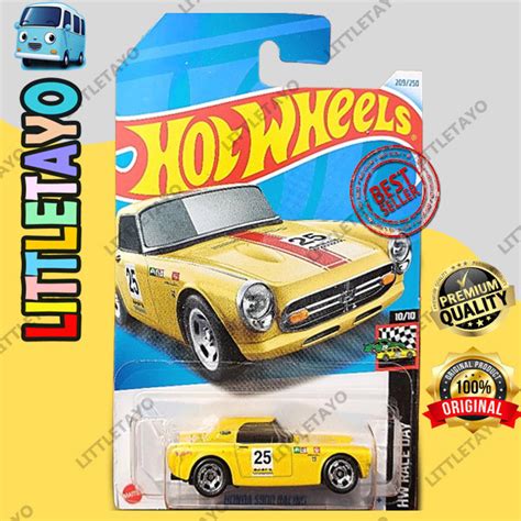 Hot Wheels Honda S Racing Yellow Race Car Japan Shopee Malaysia