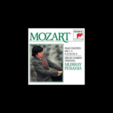 Mozart Concertos For Piano And Orchestra No 1 4 English Chamber