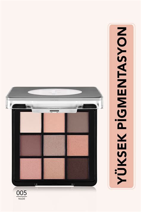 Flormar Mat Işıltılı Kremsi Far Paleti Eye Shadow Palette Nude Dude