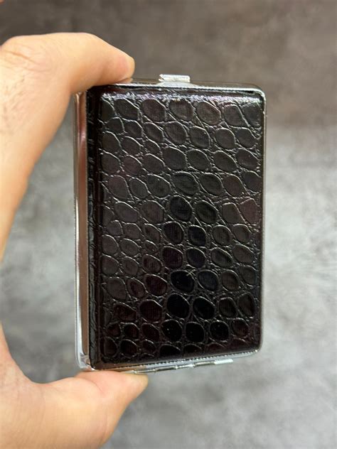 Портсигар HAOJUE HG-602А,эко кожа,на14 стандартных сигарет | KalyanKarat