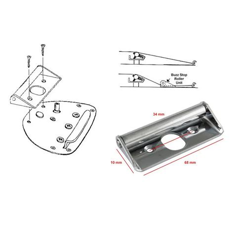 Aged Buzz Stop For Jaguar And Jazzmaster