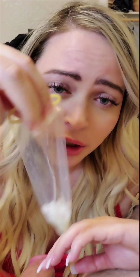 Delicious Busty MILF Swallowing Cock And Cum