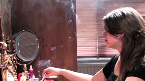 Brunette Smoking S Amazing Snaps While Doing Makeup