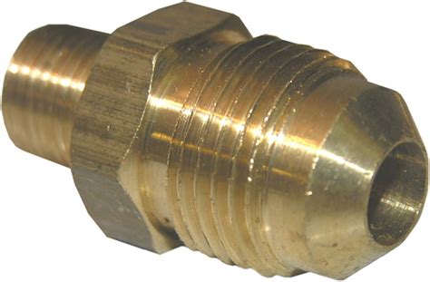 Lasco Inch Flare By Inch Male Pipe Thread Brass Adapter