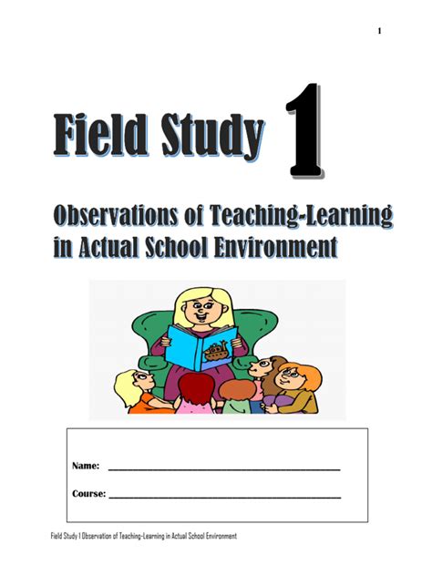 field study  edited  classroom learning