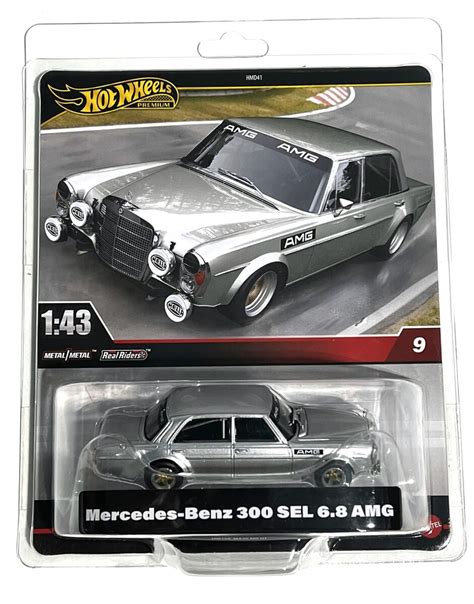 HOT WHEELS PREMIUM MERCEDES BENZ 300 SEL 6 8 AMG 1 43 9