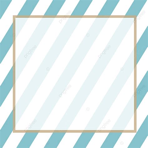 Blue And White Stripes Golden Border Background Wallpaper Stripe