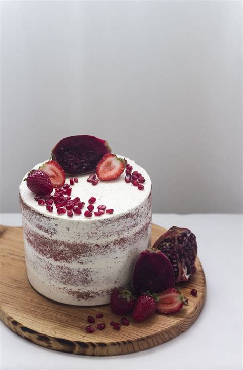 Red Velvet Semi Naked Cake Yummy Cakes Creative Cakes Cupcake Cakes