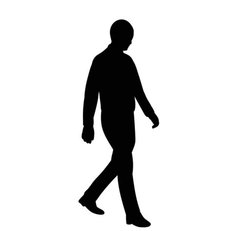 14,806,396 Man walking silhouette Vector Images | Depositphotos