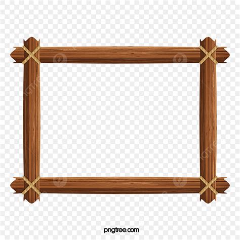 Struttura In Legno Clipart Di Legno Clipart Cornice Legna File Png E