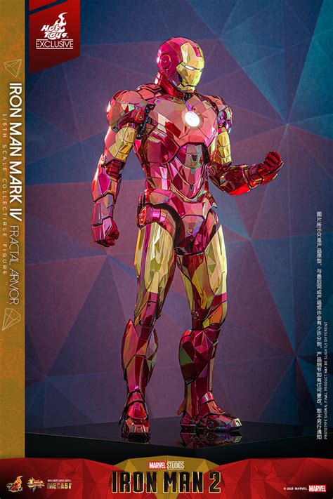 Hot Toys 限量品 MMS729 1 6鋼鐵人2鋼鐵人MK4 幻彩幾何版 方巷子模玩店