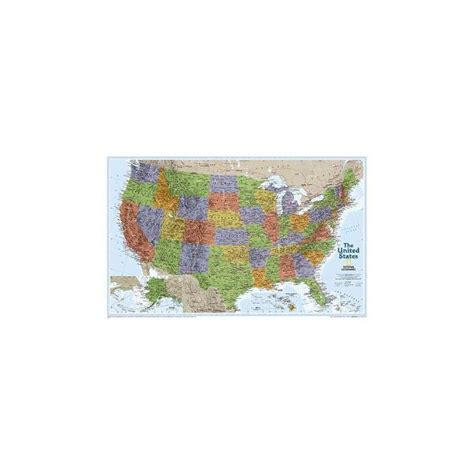 United States Ngs Explorer Wall Map Laminated Stanfords