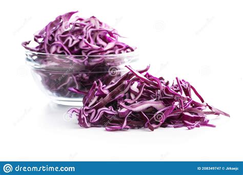 Sliced Fresh Red Cabbage Stock Image Image Of Meal 208349747