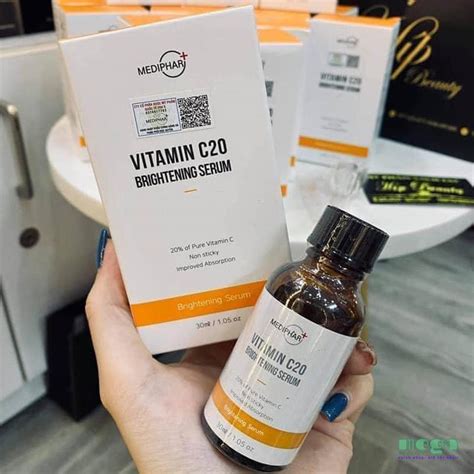 Serum Vitamin C20 Brightening Serum Mediphar 30ml Giá Bao Nhiêu? Mua Ở ...