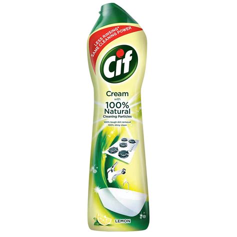 Cif Cleanboost Cream Cleaner For Hard Surfaces With No Off