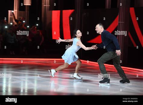 Moscow The Figure Skater Elena Ilinykh And The Actor Egor Beroyev On