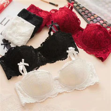 Thin Thick Sexy Lingerie Women S Small Bust Gathered With Underwired
