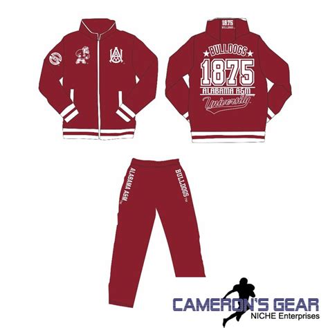 aamu bulldogs jumpsuit camerons gear