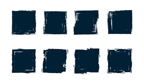 square set abstract grunge flat vector  vector art  vecteezy