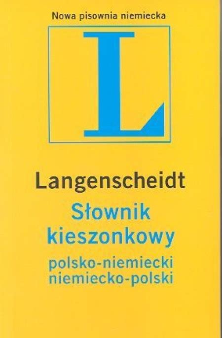 Langenscheidt Słownik kieszonkowy polsko niemiecki niemiecko polski