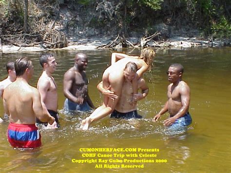 Celeste River Canoe Party Porn Pic