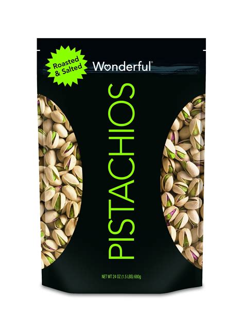 Wonderful Roasted And Salted Pistachios 24 Oz