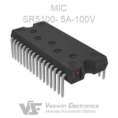 SR5100- 5A-100V MIC Schottky Diodes - Veswin Electronics