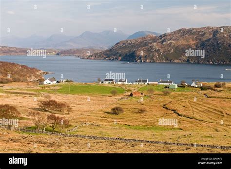 Kenmore crofting and fishing community on the edge of Loch Torridon ...