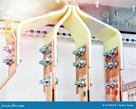 Copper Conductors Of Transformer Stock Photo Image Of Metal Connect