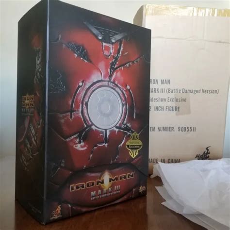 Hot Toys Iron Man Mark Iii Battle Damaged Sideshow Exclusive Mms Eur Picclick Fr