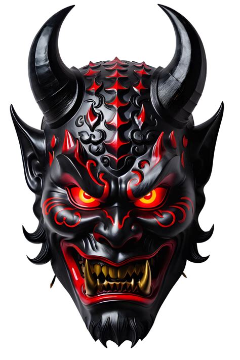 Ai Generated Oni Mask Japanese Mask Devil Mask Png Transparent