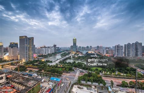 Ws View Of West Lake In Hangzhou At Night Hangzhou China High-Res Stock ...