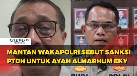 Eks Wakapolri Buka Suara Soal Potensi PTDH Iptu Rudianadalam Kasus Vina