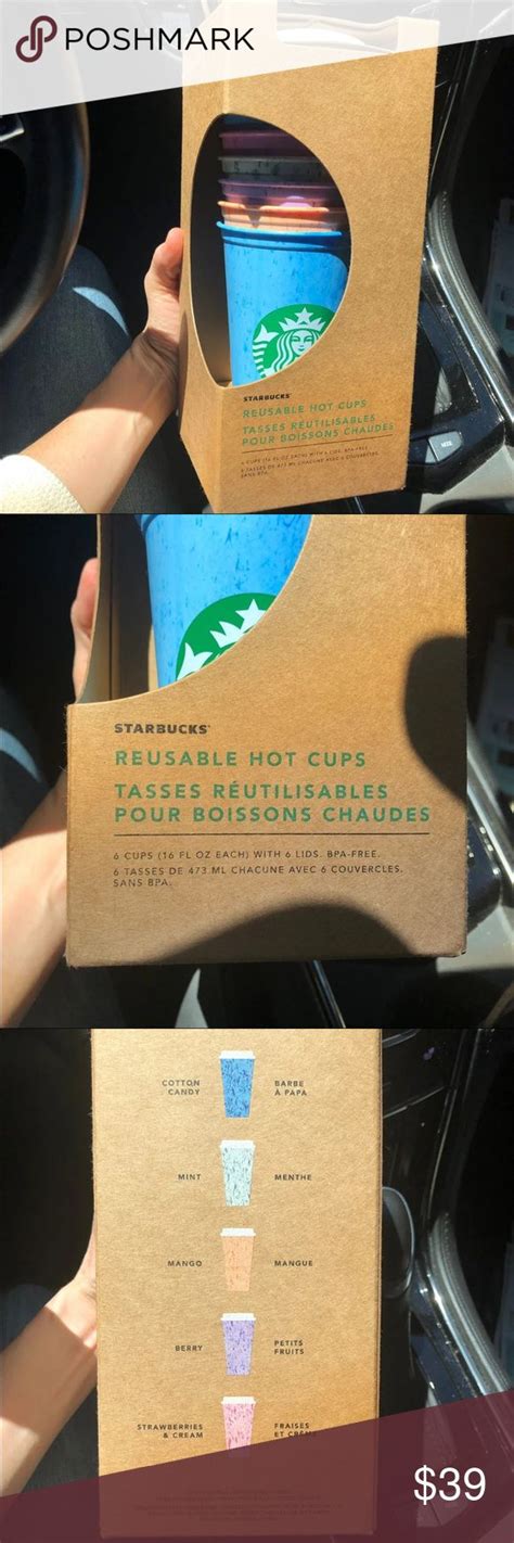 Starbucks Reusable Hot Cups Pk W Lids Starbucks Pink Starbucks Reusable Cups